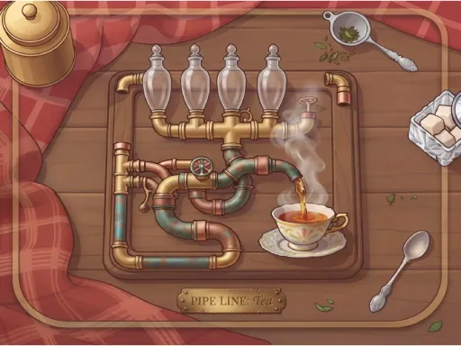 Pipe Line Puzzle: Tea
